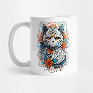 Cut Cat Art Mug